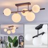 Chehalis Plafoniera, Lampada a sfera Bianco, 5-Luci