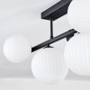 Chehalis Plafoniera, Lampada a sfera Bianco, 5-Luci