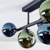 Chehalis Plafoniera, Lampada a sfera Blu, Verde, Ramato, 5-Luci