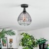 Rafel Plafoniera Nero, 1-Luce