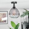 Rafel Plafoniera Nero, 1-Luce