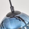 Koyoto Lampadario a sospensione, Lampada a sfera, Lampada a sospensione Écru, Nero, 4-Luci