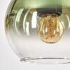 Koyoto Lampadario a sospensione, Lampada a sfera, Lampada a sospensione Écru, Nero, 4-Luci