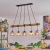 Ripoll Lampadario a sospensione, Lampada a sfera, Lampada a sospensione Écru, Nero, 5-Luci