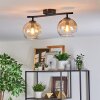 Koyoto Plafoniera, Lampada a sfera Ambrato, Chiaro, 2-Luci