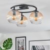 Koyoto Plafoniera, Lampada a sfera 37 cm Ambrato, Chiaro, 3-Luci