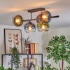 Koyoto Plafoniera, Lampada a sfera Blu, Verde, Chiaro, Ramato, 5-Luci