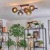 Koyoto Plafoniera, Lampada a sfera Blu, Verde, Chiaro, Ramato, 5-Luci