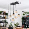 Gastor Lampadario a sospensione, Lampada a sfera, Lampada a sospensione Nero, 6-Luci