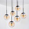 Gastor Lampadario a sospensione, Lampada a sfera, Lampada a sospensione Nero, 6-Luci