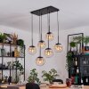 Gastor Lampadario a sospensione, Lampada a sfera, Lampada a sospensione Nero, 6-Luci