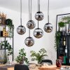Gastor Lampadario a sospensione, Lampada a sfera, Lampada a sospensione Nero, 6-Luci