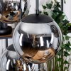 Gastor Lampadario a sospensione, Lampada a sfera, Lampada a sospensione Nero, 6-Luci