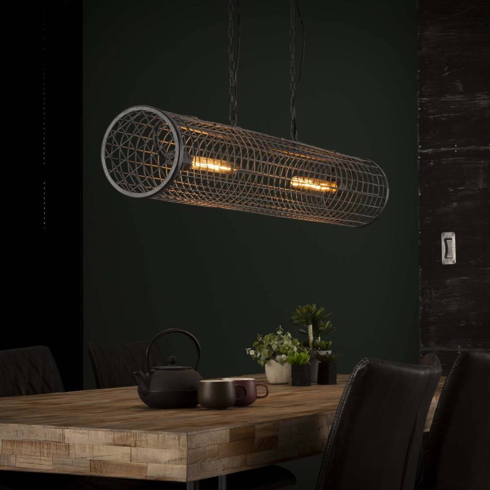 PETTEN Lampadario a sospensione Nero, 2-Luci main product photo