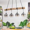 Ripoll Lampadario a sospensione, Lampada a sfera, Lampada a sospensione Écru, Nero, 4-Luci