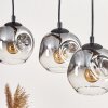 Ripoll Lampadario a sospensione, Lampada a sfera, Lampada a sospensione Écru, Nero, 4-Luci