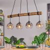 Ripoll Lampadario a sospensione, Lampada a sfera, Lampada a sospensione Écru, Nero, 4-Luci