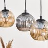 Ripoll Lampadario a sospensione, Lampada a sfera, Lampada a sospensione Écru, Nero, 4-Luci
