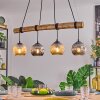 Ripoll Lampadario a sospensione, Lampada a sfera, Lampada a sospensione Écru, Nero, 4-Luci