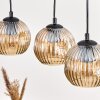 Ripoll Lampadario a sospensione, Lampada a sfera, Lampada a sospensione Écru, Nero, 4-Luci