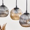 Ripoll Lampadario a sospensione, Lampada a sfera, Lampada a sospensione Écru, Nero, 4-Luci
