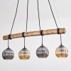 Ripoll Lampadario a sospensione, Lampada a sfera, Lampada a sospensione Écru, Nero, 4-Luci