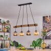 Ripoll Lampadario a sospensione, Lampada a sfera, Lampada a sospensione Écru, Nero, 4-Luci