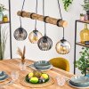 Koyoto Lampadario a sospensione, Lampada a sfera, Lampada a sospensione Écru, Nero, 4-Luci