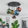 Ripoll Plafoniera, Lampada a sfera Blu, Cromo, Oro, Verde, Ramato, Grigio fumo, 5-Luci