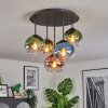 Koyoto Plafoniera, Lampada a sfera Blu, Oro, Verde, Chiaro, Ramato, 5-Luci