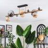 Chehalis Plafoniera, Lampada a sfera Oro, Nero, 10-Luci