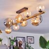 Chehalis Plafoniera, Lampada a sfera Oro, Nero, 10-Luci