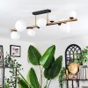 Chehalis Plafoniera, Lampada a sfera Oro, Nero, 10-Luci