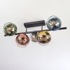 Koyoto Plafoniera, Lampada a sfera Blu, Cromo, Oro, Verde, Chiaro, Ramato, Grigio fumo, 5-Luci
