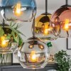 Koyoto Plafoniera, Lampada a sfera 37 cm Blu, Oro, Verde, Chiaro, Ramato, Grigio fumo, 5-Luci