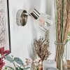 Saire Applique, Faretto da parete Cromo, Nichel opaco, 1-Luce