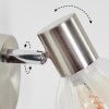 Saire Applique, Faretto da parete Cromo, Nichel opaco, 1-Luce