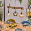 Ripoll Lampadario a sospensione, Lampada a sfera, Lampada a sospensione Écru, Nero, 3-Luci