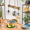 Ripoll Lampadario a sospensione, Lampada a sfera, Lampada a sospensione Écru, Nero, 3-Luci