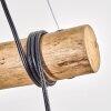 Ripoll Lampadario a sospensione, Lampada a sfera, Lampada a sospensione Écru, Nero, 3-Luci