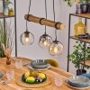 Ripoll Lampadario a sospensione, Lampada a sfera, Lampada a sospensione Écru, Nero, 3-Luci