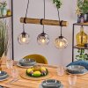 Ripoll Lampadario a sospensione, Lampada a sfera, Lampada a sospensione Écru, Nero, 3-Luci