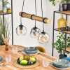 Ripoll Lampadario a sospensione, Lampada a sfera, Lampada a sospensione Écru, Nero, 3-Luci