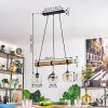 Ripoll Lampadario a sospensione, Lampada a sfera, Lampada a sospensione Écru, Nero, 3-Luci