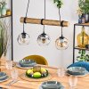 Ripoll Lampadario a sospensione, Lampada a sfera, Lampada a sospensione Écru, Nero, 3-Luci