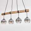 Ripoll Lampadario a sospensione, Lampada a sfera, Lampada a sospensione Écru, Nero, 4-Luci