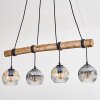 Ripoll Lampadario a sospensione, Lampada a sfera, Lampada a sospensione Écru, Nero, 4-Luci