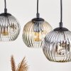 Ripoll Lampadario a sospensione, Lampada a sfera, Lampada a sospensione Écru, Nero, 4-Luci