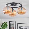 Koyoto Plafoniera, Lampada a sfera 37 cm Ambrato, 3-Luci