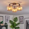 Koyoto Plafoniera, Lampada a sfera 37 cm Ambrato, 3-Luci
